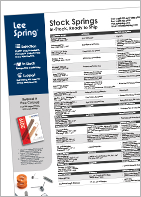 Lee Spring Capabilities Flyer